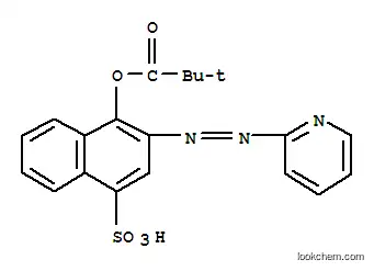 Molecular Structure of 94006-36-7 (2-(2-pyridylazo)-4-sulpho-1-naphthyl pivalate)