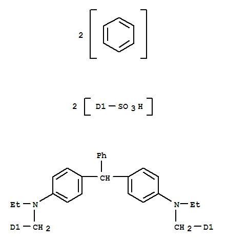 Benzenesulfonic acid,[(phenylmethylene)bis[4,1-phenylene(ethylimino)methylene]]bis-