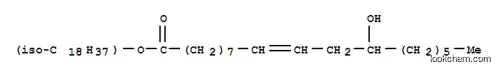 Molecular Structure of 94247-03-7 (9-Octadecenoic acid,12-hydroxy-, isooctadecyl ester, (9Z,12R)-)
