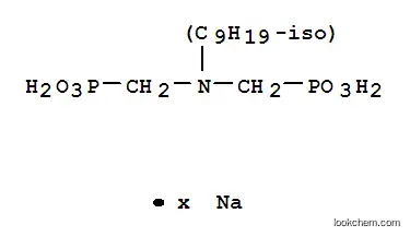 Molecular Structure of 94248-82-5 ([(isononylimino)bis(methylene)]bisphosphonic acid, sodium salt)