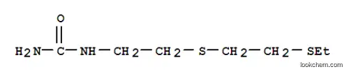 Molecular Structure of 94248-91-6 ([2-[[2-(ethylthio)ethyl]thio]ethyl]urea)