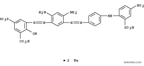 Molecular Structure of 94825-14-6 (disodium hydrogen 3-[[2,4-diamino-5-[[4-[(4-nitro-2-sulphonatophenyl)amino]phenyl]azo]phenyl]azo]-5-sulphonatosalicylate)