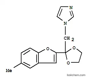 Molecular Structure of 98519-19-8 (1-{[2-(5-methyl-1-benzofuran-2-yl)-1,3-dioxolan-2-yl]methyl}-1H-imidazole)