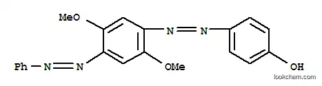 Molecular Structure of 10000-42-7 (p-[[2,5-dimethoxy-4-(phenylazo)phenyl]azo]phenol)