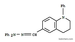 1,2,3,4-Tetrahydro-1-phenyl-6-quinolinecarboxaldehydediphenylhydrazon