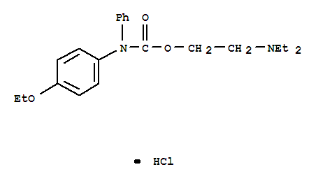 2-[(4-ethoxyphenyl)-phenylcarbamoyl]oxyethyl-diethylazanium chloride