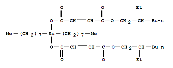 2-ethylhexyl 14-ethyl-6,6-dioctyl-4,8,11-trioxo-5,7,12-trioxa-6-stannaoctadeca-2,9-dienoate