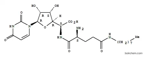 (2S)-2-[[(2S)-2-amino-5-(octylamino)-5-oxopentanoyl]amino]-2-[(2R,3S,4R,5R)-5-(2,4-dioxopyrimidin-1-yl)-3,4-dihydroxyoxolan-2-yl]acetic acid
