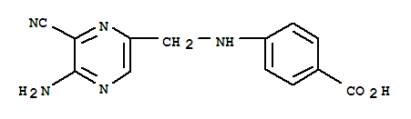 4-(N-(2-AMINO-3-CYANO-5-PYRAZINYLMETHYL) -AMINO)BENZOIC ACID, 98%