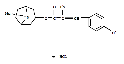 3-TROPANYL P-CHLORO-A-PHENYLCINNAMATE HCL HYDRATE