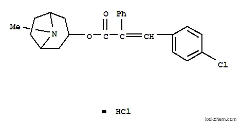 p-Chloro-alpha-phenylcinnamic acid 3-tropanyl ester hydrochloride hydrate