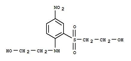 Ethanol,2-[[2-[(2-hydroxyethyl)amino]-5-nitrophenyl]sulfonyl]-(100983-90-2)