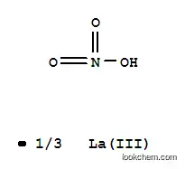Molecular Structure of 10099-59-9 (LANTHANUM NITRATE 0 1 MOL/L)