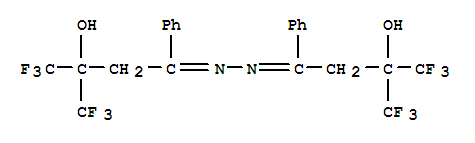 (4E)-1,1,1-TRIFLUORO-4-PHENYL-4-[(E)-[4,4,4-TRIFLUORO-3-HYDROXY-1-PHEN YL-3-(TRIFLUOROMETHYL)BUTYLIDENE]HYDRAZINYLIDENE]-2-(TRIFLUOROMETHYL)B UTAN-2-OL