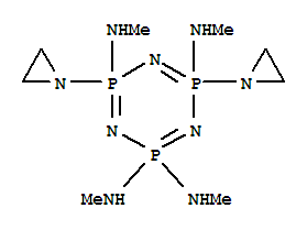 1,3-DIAZIRIDINO-2,4,6-TRIAZA-1,3,5,5-TETRAAMINOMETHYL-1,3,5-TRIPHOSPHORIN