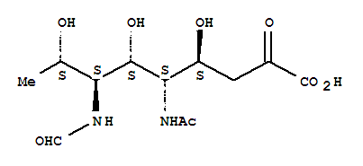 L-glycero-L-manno-2-Nonulosonicacid, 5-(acetylamino)-3,5,7,9-tetradeoxy-7-(formylamino)-