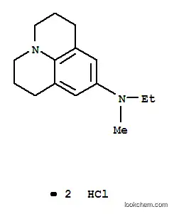 Molecular Structure of 101418-34-2 (N-Methyl-N-(2,3,6,7-tetrahydro-1H,5H-benzo(ij)quinolizin-9-yl)ethylami ne dihydrochloride)