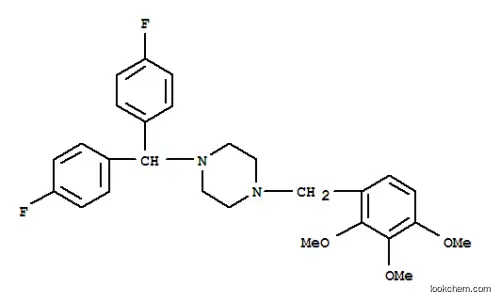Molecular Structure of 101477-55-8 (Lomerizine)