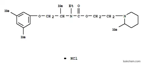2-(2-methyl-3,4,5,6-tetrahydro-2H-pyridin-1-yl)ethyl N-[1-(3,5-dimethy lphenoxy)propan-2-yl]-N-ethyl-carbamate chloride