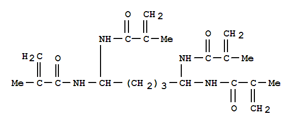 2-Propenamide,N,N',N'',N'''-(1,5-pentanediylidene)tetrakis[2-methyl- (9CI)