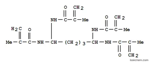 Molecular Structure of 101810-92-8 (N,N',N'',N'''-(1,5-pentanediylidene)tetrakismethacrylamide)
