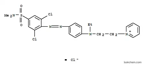 1-[2-[[4-[[2,6-Dichloro-4-[(dimethylamino)sulphonyl]phenyl]azo]phenyl]ethylamino]ethyl]pyridinium chloride