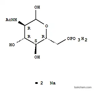 Molecular Structure of 102029-88-9 (N-ACETYL-D-GLUCOSAMINE 6-PHOSPHATE DISODIUM SALT)