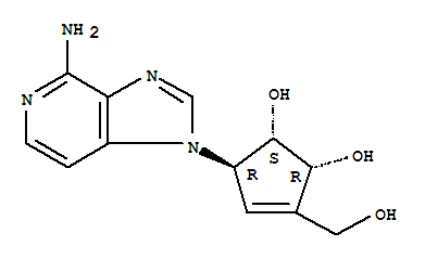 3-Cyclopentene-1,2-diol,5-(4-amino-1H-imidazo[4,5-c]pyridin-1-yl)-3-(hydroxymethyl)-, (1S,2R,5R)-