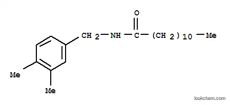 Molecular Structure of 102366-73-4 (N-[(3,4-dimethylphenyl)methyl]dodecanamide)