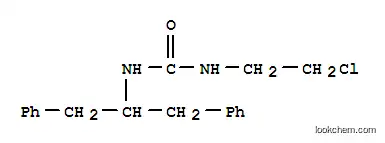 Molecular Structure of 102433-47-6 (1-(2-Chloroethyl)-3-(1,3-diphenyl-2-propyl)urea)