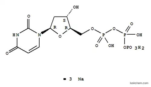 Molecular Structure of 102814-08-4 (2'-Deoxyuridine-5'-triphosphate trisodium salt)