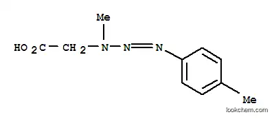 Molecular Structure of 103-21-9 ([1-methyl-3-(4-methylphenyl)triazen-2-yl]acetic acid)
