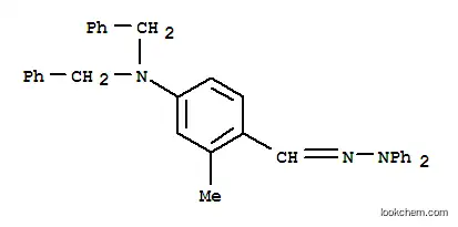 Molecular Structure of 103079-11-4 (2-Methyl-4-dibenzylaminobenzaldehyde-1,1-diphenylhydrazone)