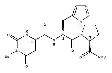 Molecular Structure of 103300-74-9 (L-Prolinamide,(4S)-hexahydro-1-methyl-2,6-dioxo-4-pyrimidinecarbonyl-L-histidyl-)