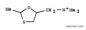 Molecular Structure of 103314-75-6 (2-methyl-5-((dimethylamino)methyl)-1,3-oxathiolane methiodide)