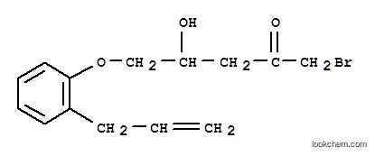 Molecular Structure of 103411-23-0 (1-Bromo-4-hydroxy-5-[2-(2-propenyl)phenoxy]-2-Pentanone)
