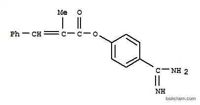 Molecular Structure of 103499-68-9 (4-amidinophenyl 2-methylcinnamate)