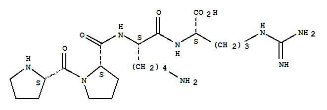 (2S)-2-[[(2S)-6-AMINO-2-[[(2S)-1-[(2S)-PYRROLIDINE-2-CARBONYL]PYRROLIDINE-2-CARBONYL]AMINO]HEXANOYL]AMINO]-5-(DIAMINOMETHYLIDENEAMINO)PENTANOIC ACID