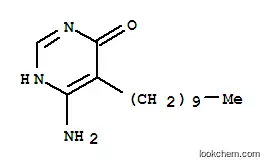 Molecular Structure of 103980-49-0 (6-Amino-5-decyl-4-pyrimidinol)
