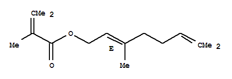 2-Butenoic acid,2,3-dimethyl-, (2E)-3,7-dimethyl-2,6-octadien-1-yl ester
