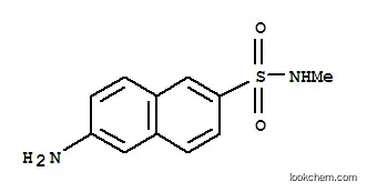 Molecular Structure of 104295-55-8 (2-Naphthylamine-6-sulfonmethylamide)