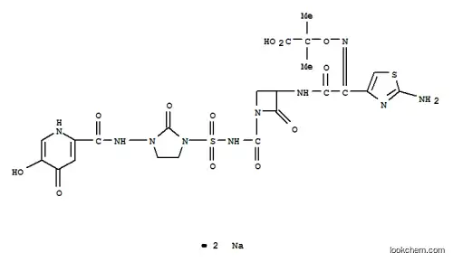 Molecular Structure of 104393-00-2 (Pirazmonam sodium)