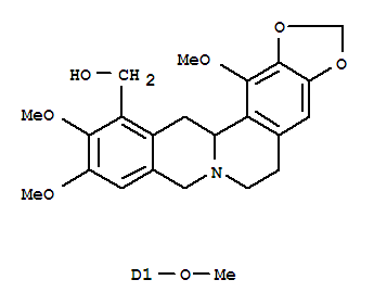 6H-Benzo[g]-1,3-benzodioxolo[5,6-a]quinolizine-12-methanol,5,8,13,13a-tetrahydro-4,10,11,14(or 5,10,11,14)-tetramethoxy- (9CI)
