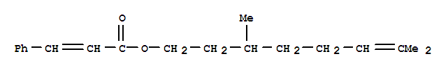 2-Propenoic acid,3-phenyl-, 3,7-dimethyl-6-octen-1-yl ester