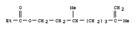 7-Octen-1-ol,3,7-dimethyl-, 1-propanoate