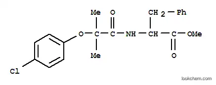 Molecular Structure of 105319-50-4 (beta-(2-(p-Chlorophenoxy)-2-methylpropionyl)phenylalanine methyl ester)