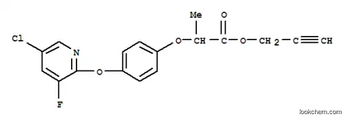Molecular Structure of 105511-96-4 (PROPANOICACID,2-[4-[(5-CHLORO-3-FLUORO-2-PYRIDINYL)OXY]PHENOXY]-,2-PROPYNYLESTER)