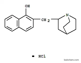 Molecular Structure of 106200-16-2 (2-(1-Oxynaphthyl-2-methyl)quinuclidine hydrochloride)