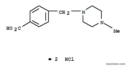 Molecular Structure of 106261-49-8 (4-[(4-Methylpiperazin-1-yl)methyl]benzoic acid dihydrochloride)