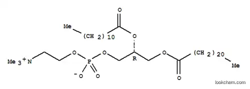 Molecular Structure of 106268-90-0 (1-Behenyl-2-lauryl-sn-glycero-3-phosphocholine)